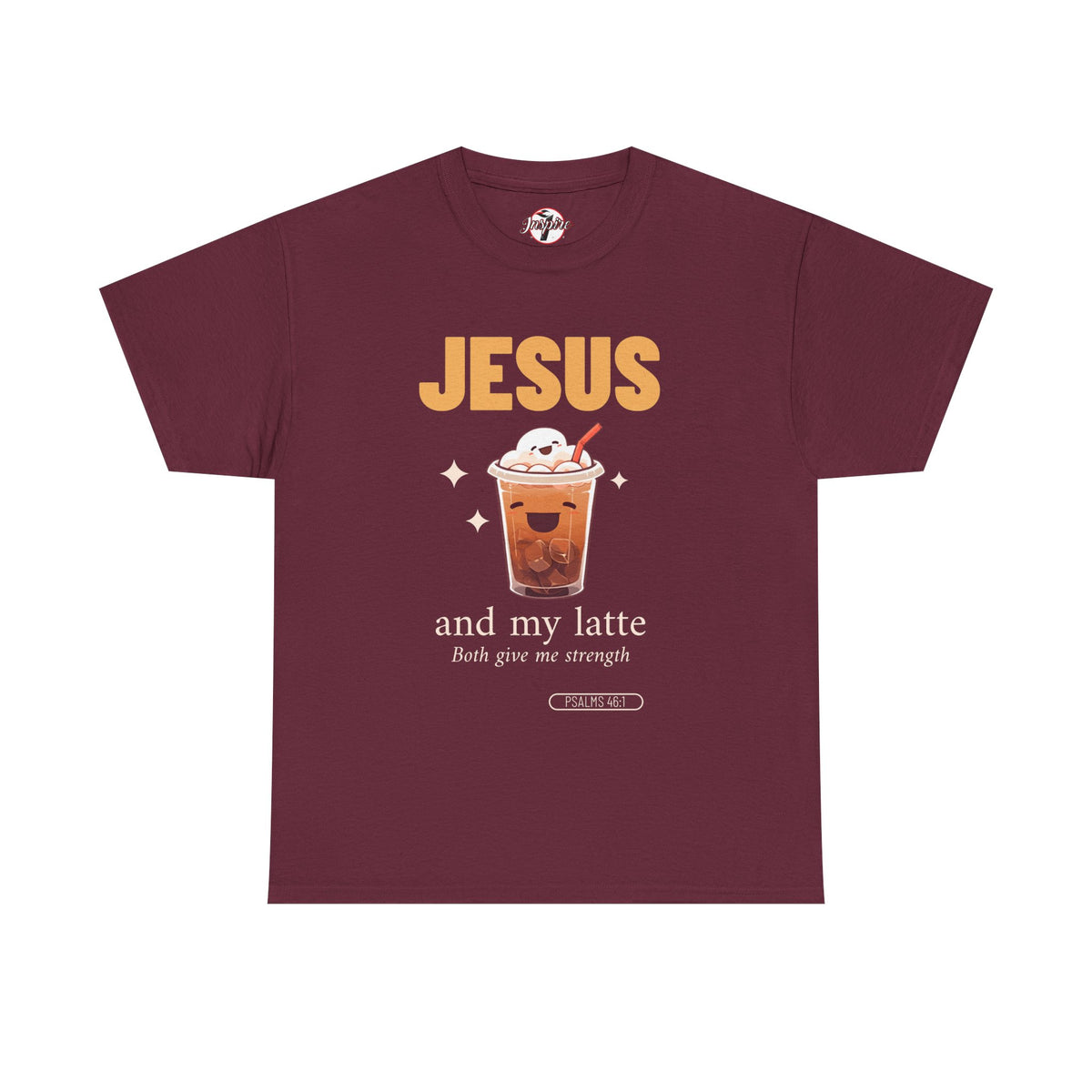 “Jesus and My Latte” Faith & Coffee Unisex Graphic Tee