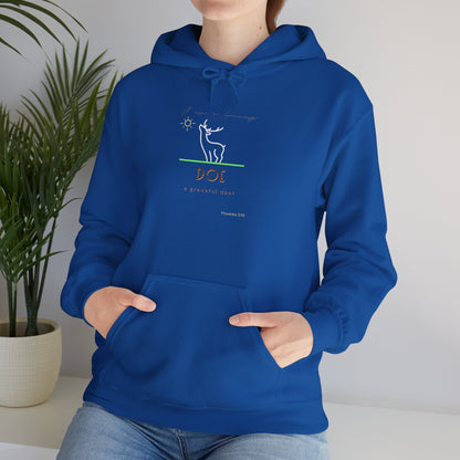 "Loving Doe" Inspirational Hooded Sweatshirt