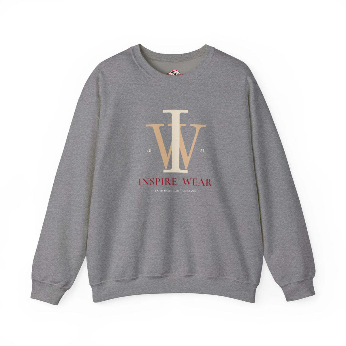 Inspire Wear IW Monogram Logo Crewneck Sweatshirt