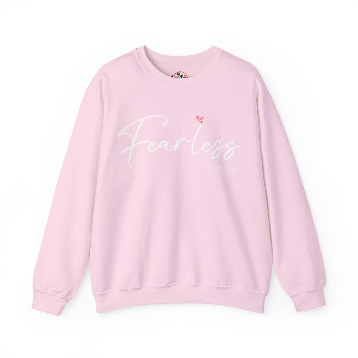 "Fearless" Inspirational Crewneck Sweatshirt — (Proverbs 31)
