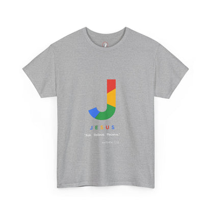 Ask. Believe. Receive. Unisex Heavy Cotton Tee