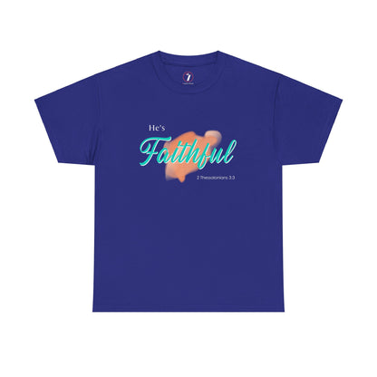 He's Faithful Unisex Heavy Cotton Tee