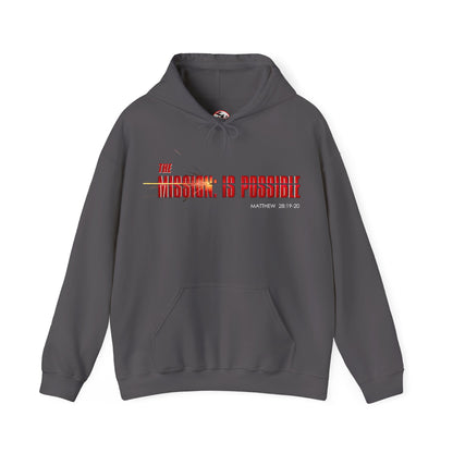 "The Mission is Possible" Motivational Pullover Hoodie