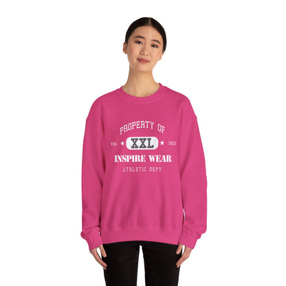 "Property of Inspire Wear" Athletic Crewneck Sweatshirt