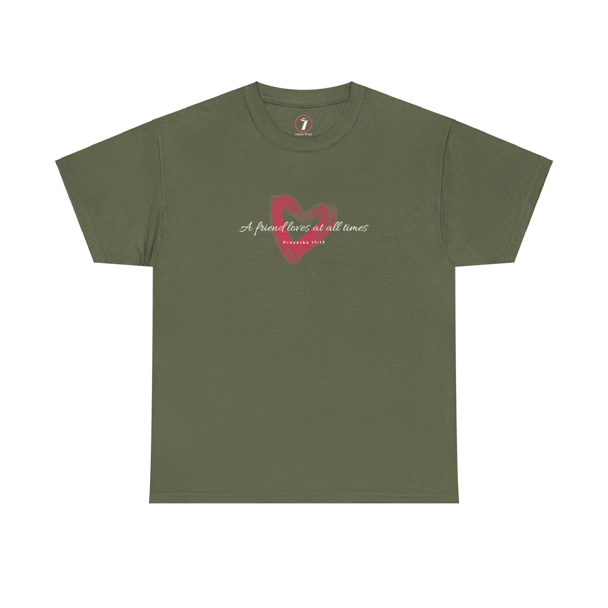 A Friend Loves at All Times Unisex Heavy Cotton Tee
