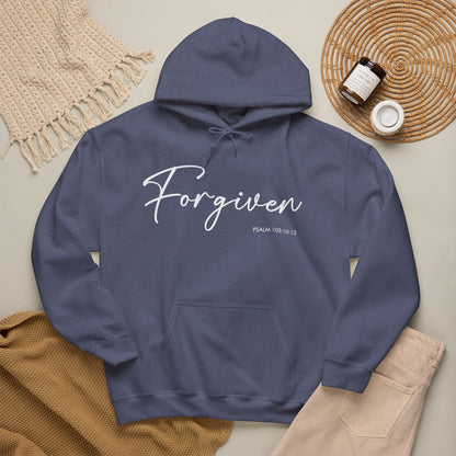 "Forgiven" Inspirational Pullover Hoodie