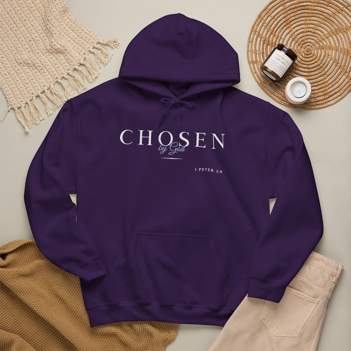 "Chosen by God" Affirnation Pullover Hoodie