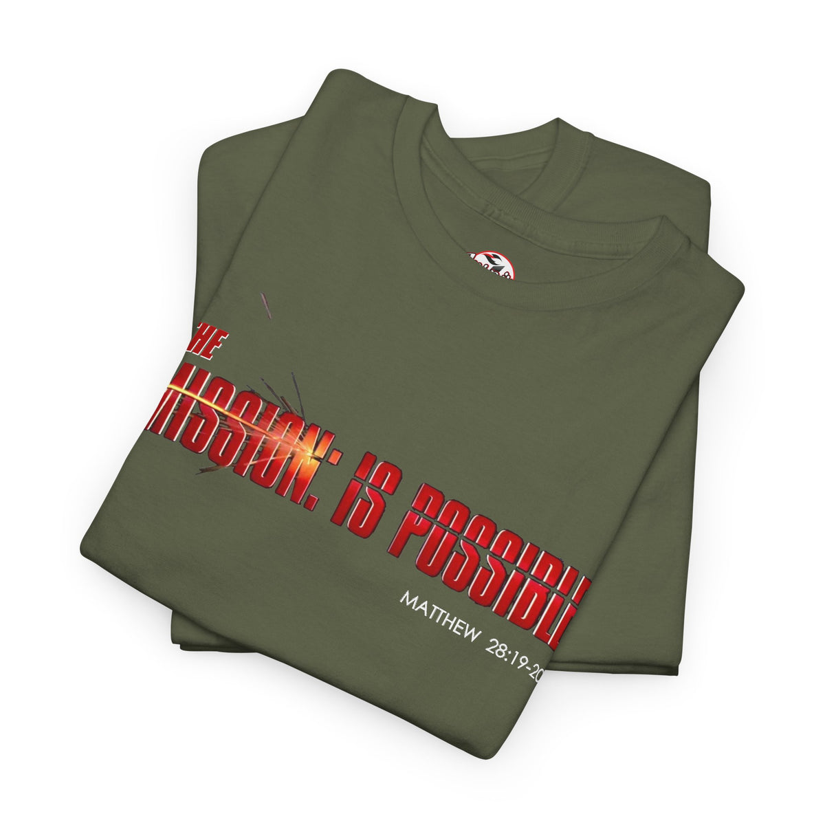 The Mission is Possible Motivational Unisex Graphic T-Shirt