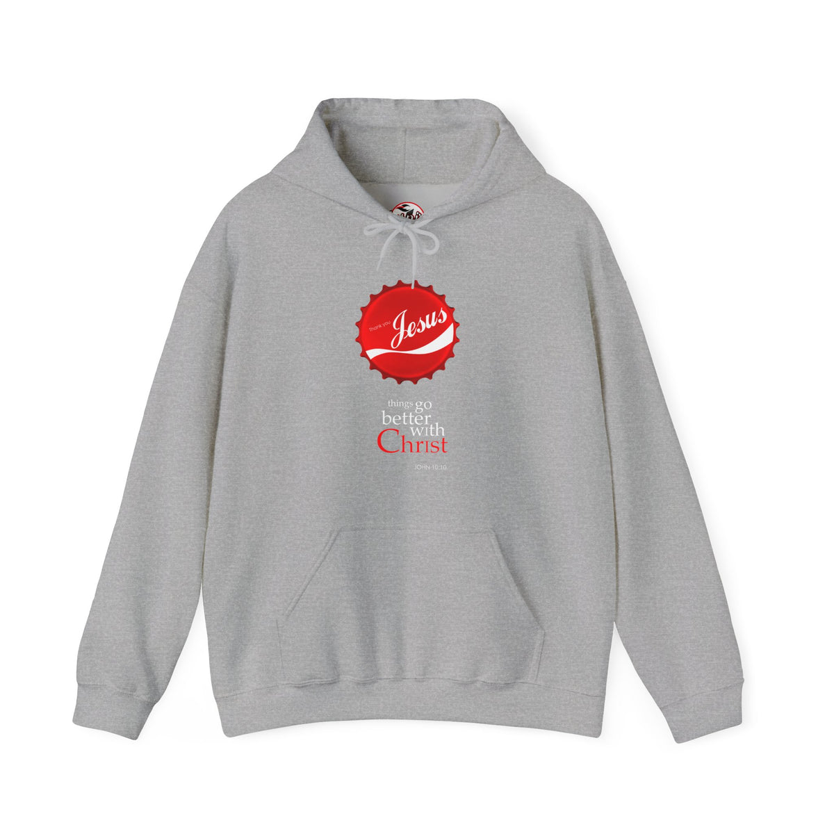 Things Go Better with Christ - Unisex Hooded Sweatshirt