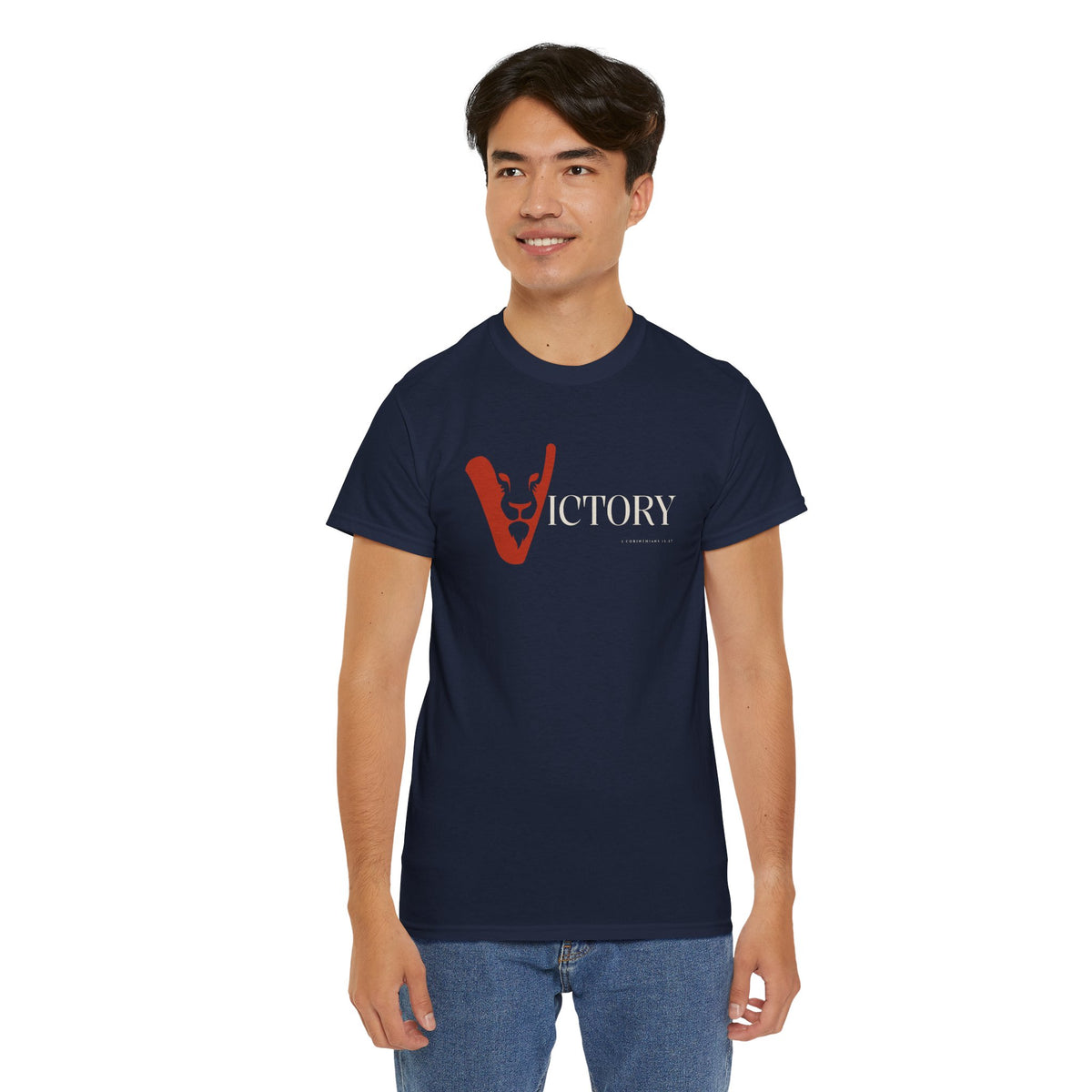 Victory in Jesus Unisex Heavy Cotton Tee