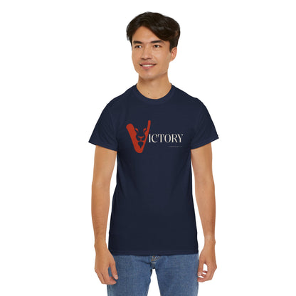 Victory in Jesus Unisex Heavy Cotton Tee