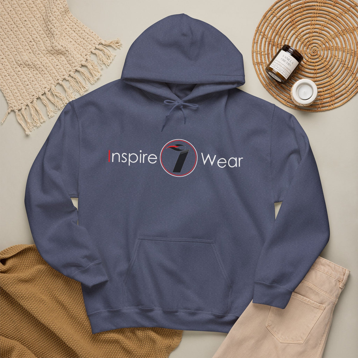 Inspire Wear Classic Logo Pullover Hoodie