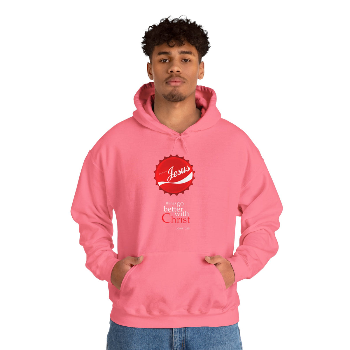 Things Go Better with Christ - Unisex Hooded Sweatshirt