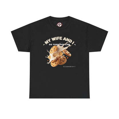 My Wife and I Go Together Like Cookies & Milk Men's Graphic Tee
