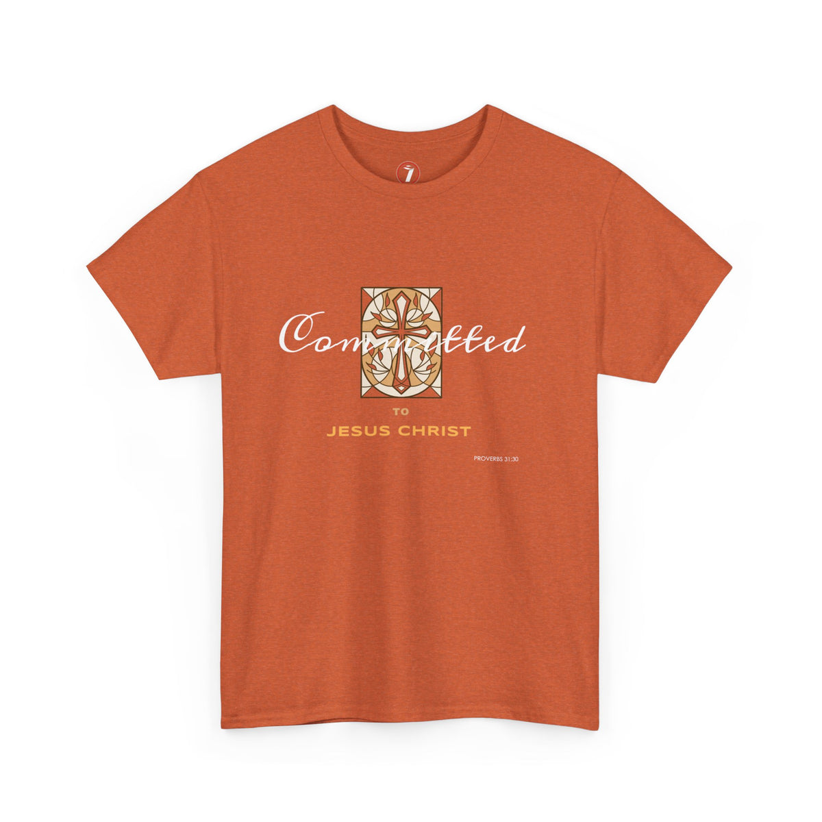 Committed to Jesus Christ Unisex Heavy Cotton Tee