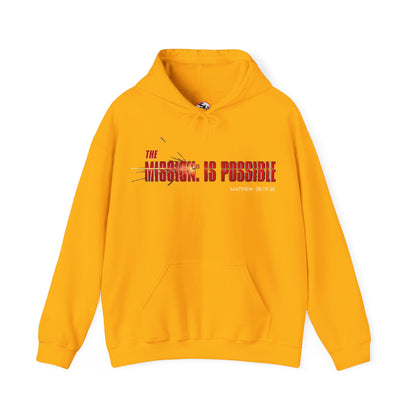 "The Mission is Possible" Motivational Pullover Hoodie