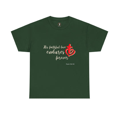 His Faithful Love Unisex Heavy Cotton Tee