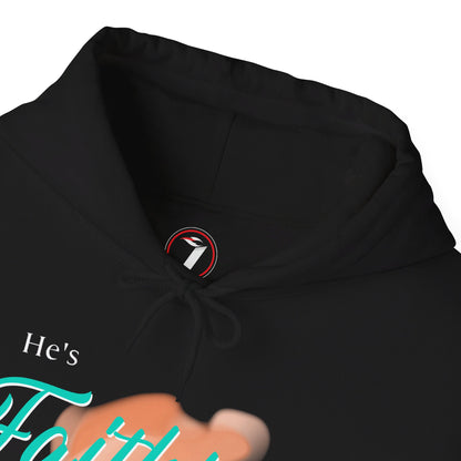 He's Faithful Unisex Heavy Blend™ Hooded Sweatshirt