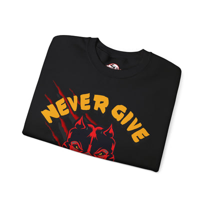 "Never Give Up" Crewneck Sweatshirt