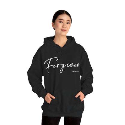 "Forgiven" Inspirational Pullover Hoodie