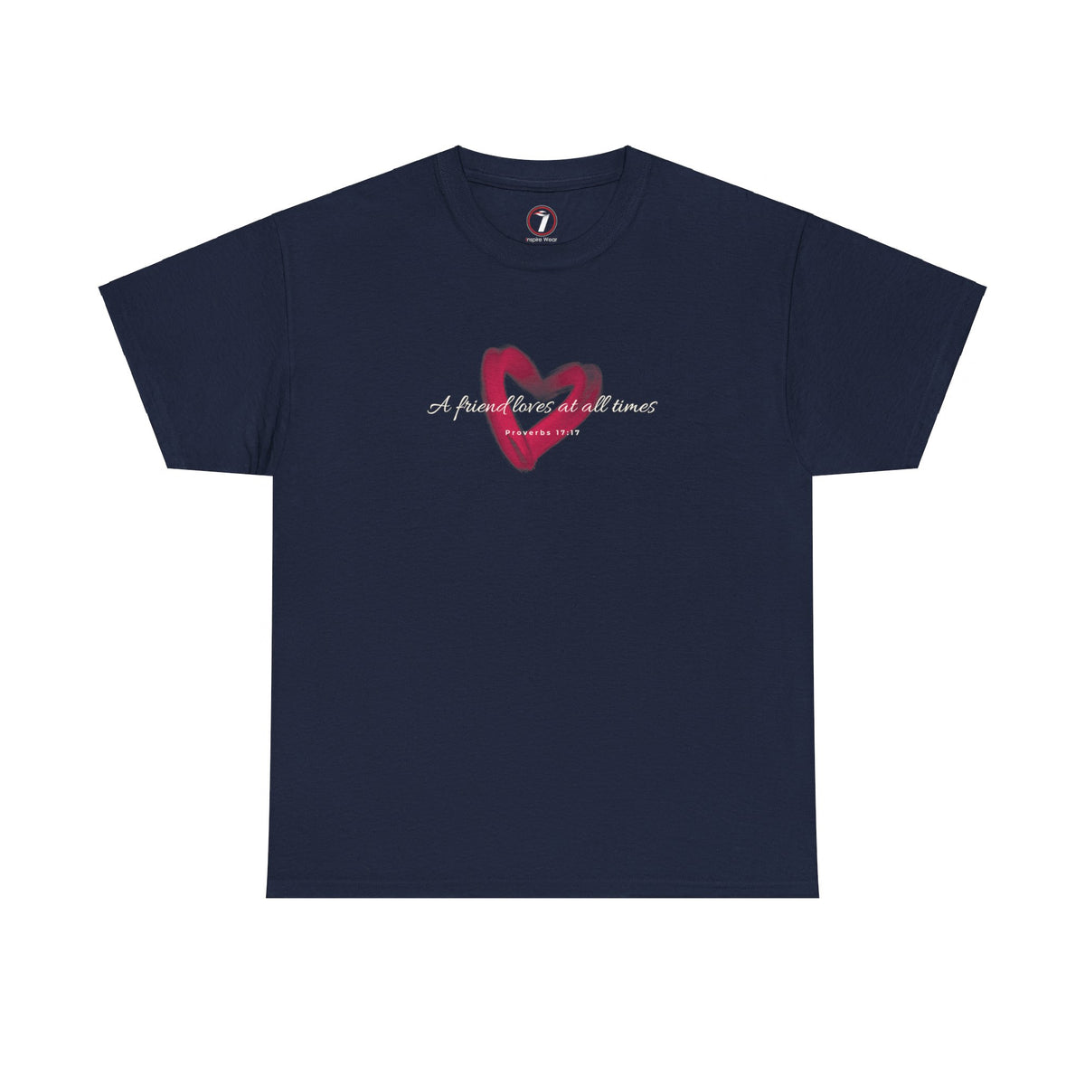 A Friend Loves at All Times Unisex Heavy Cotton Tee