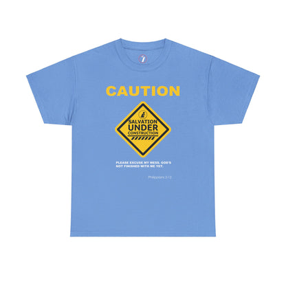Salvation Under Construction Unisex Heavy Cotton Tee