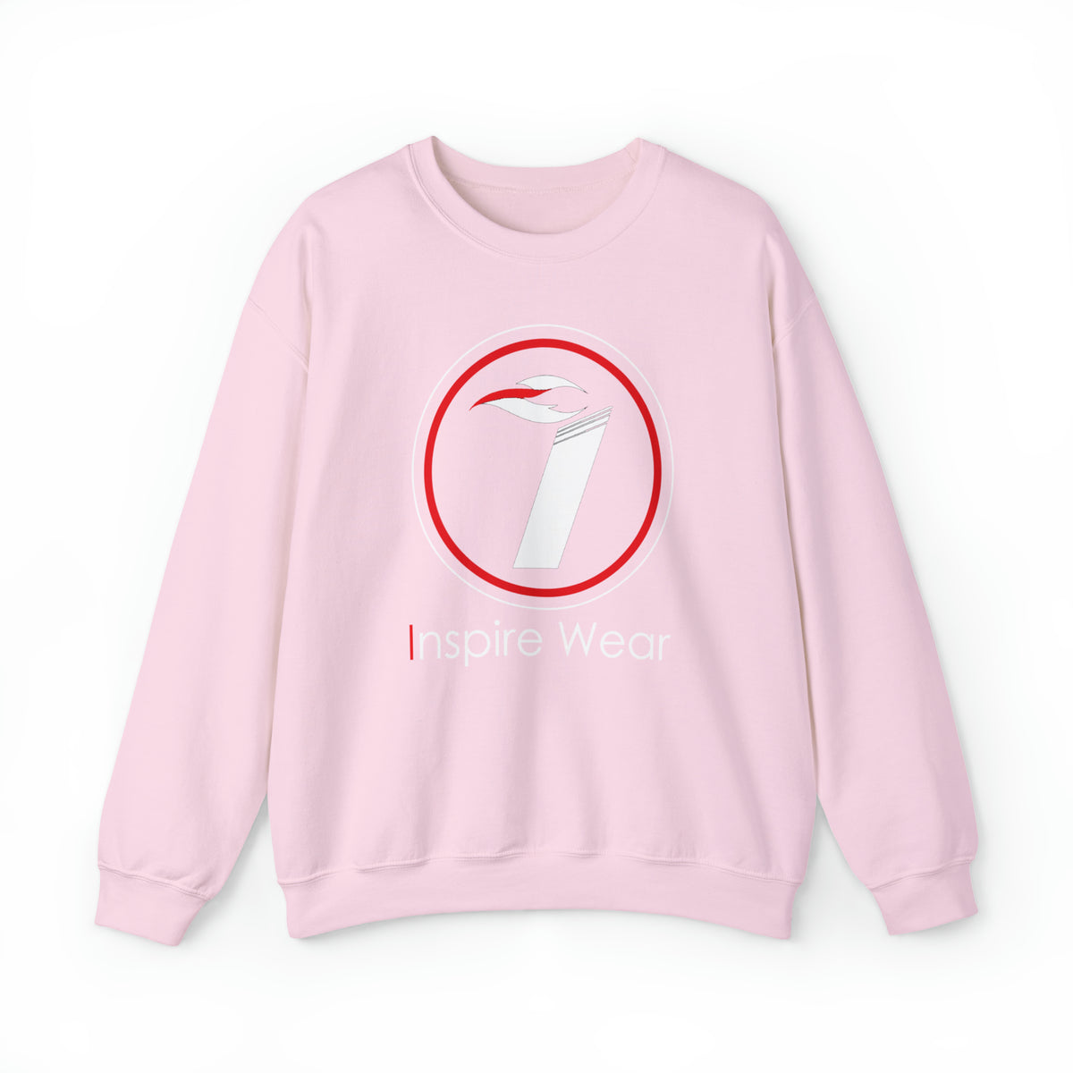 Inspire Wear white logo Unisex Heavy Blend™ Crewneck Sweatshirt