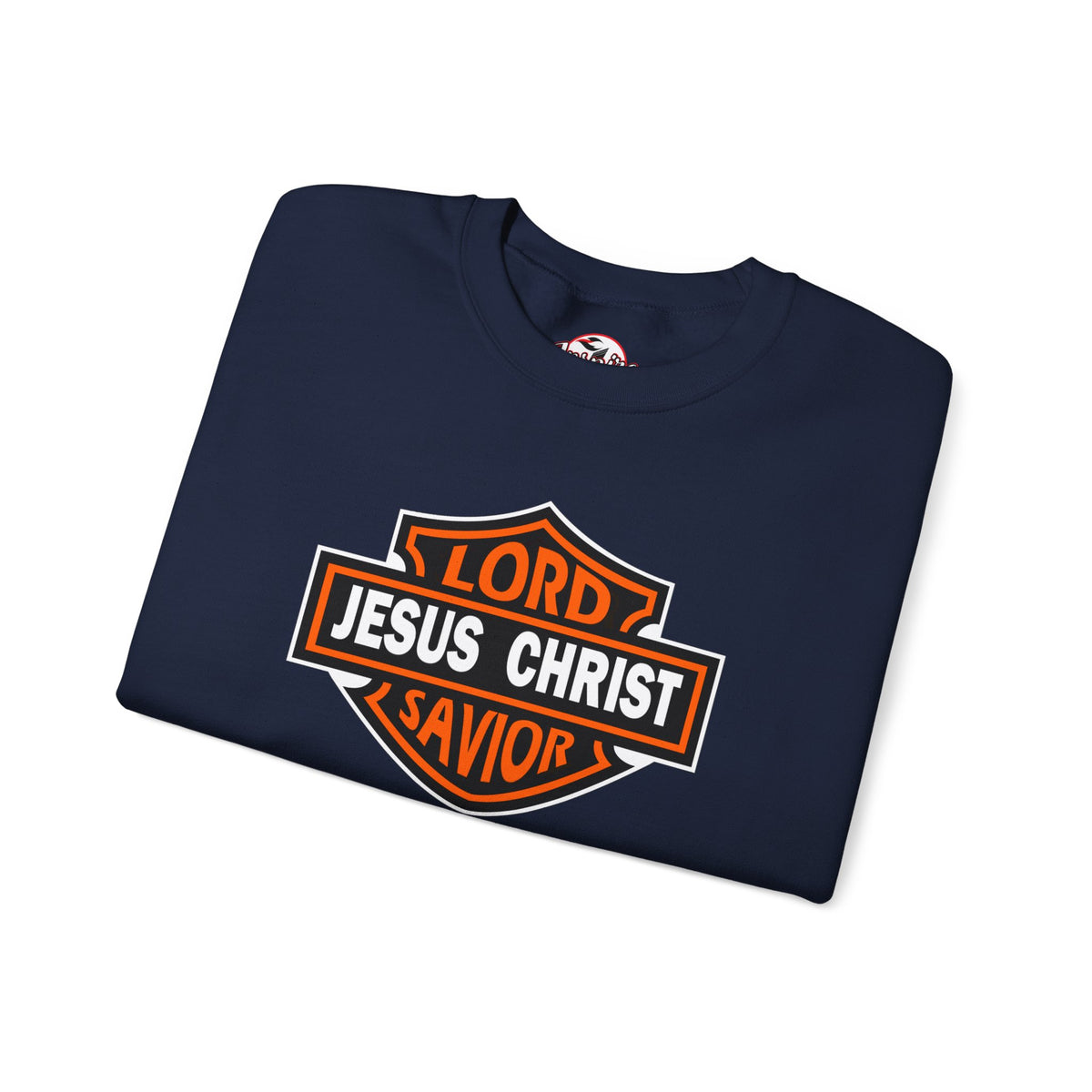 "Jesus Christ Lord and Savior" Motivational Crewneck Sweatshirt