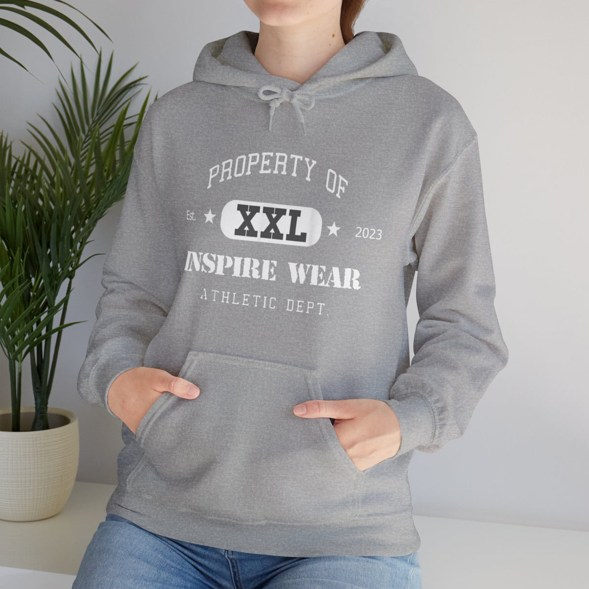 Inspire Wear Athletic Unisex Heavy Blend™ Hooded Sweatshirt
