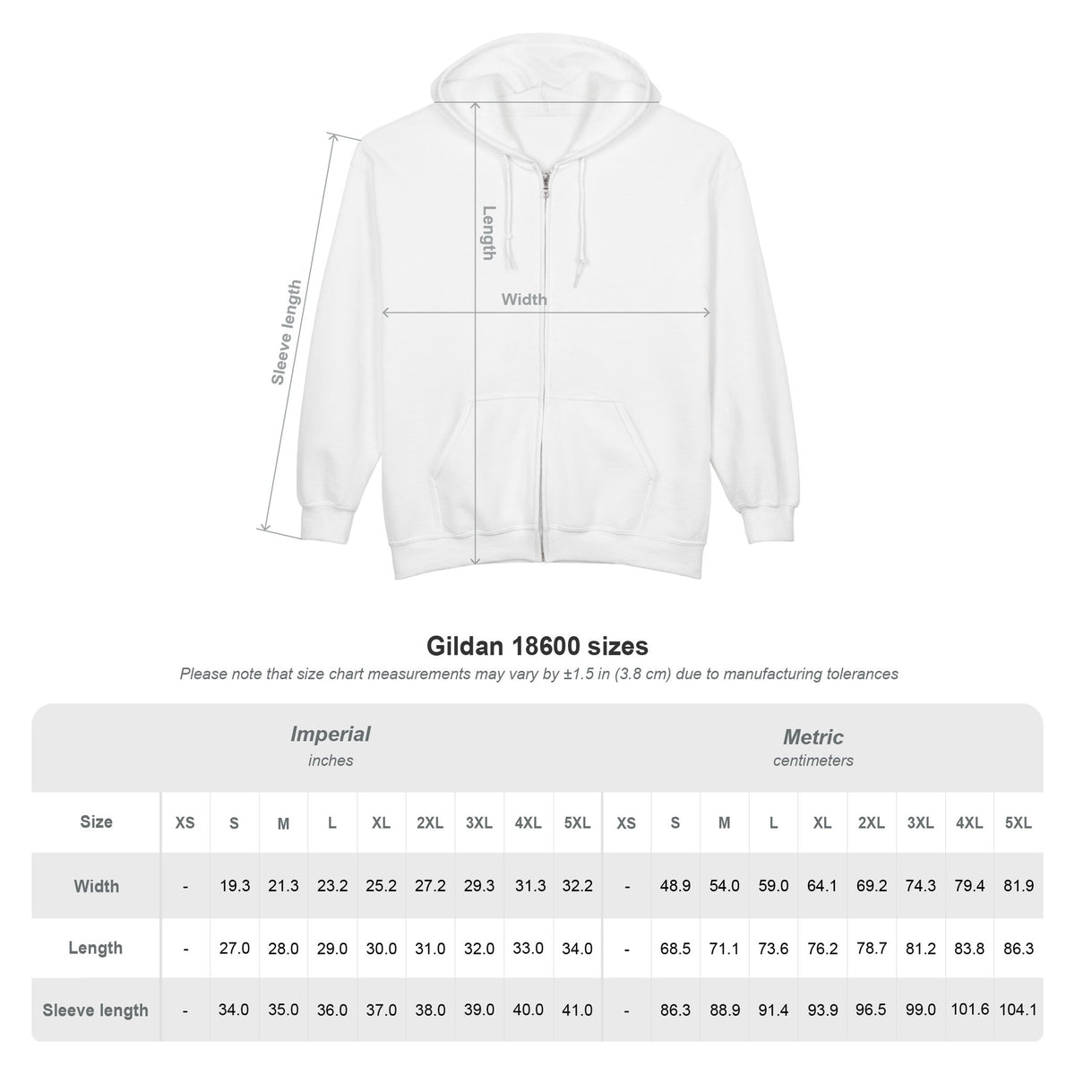 Inspire Wear Logo Full Zip Hoodie