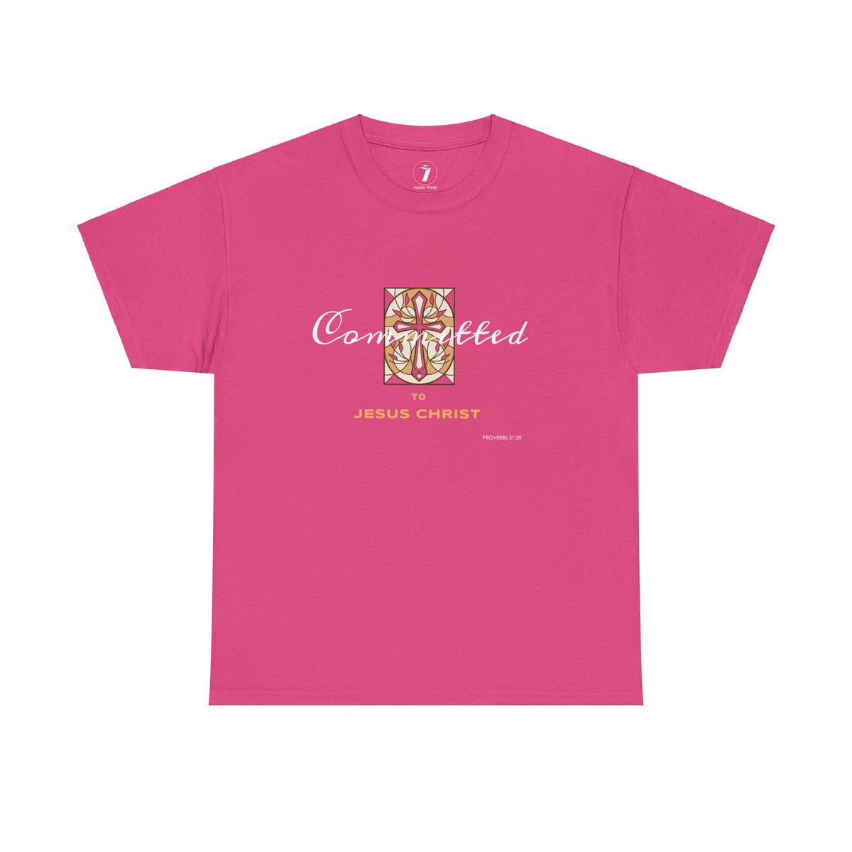 Committed to Jesus Christ Unisex Heavy Cotton Tee