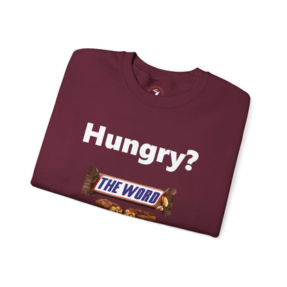 Hungry for the Word Unisex Heavy Blend™ Crewneck Sweatshirt