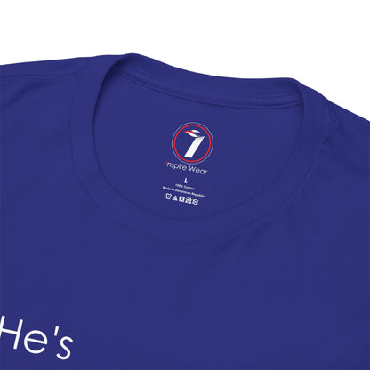 He's Righteous Unisex Heavy Cotton Tee