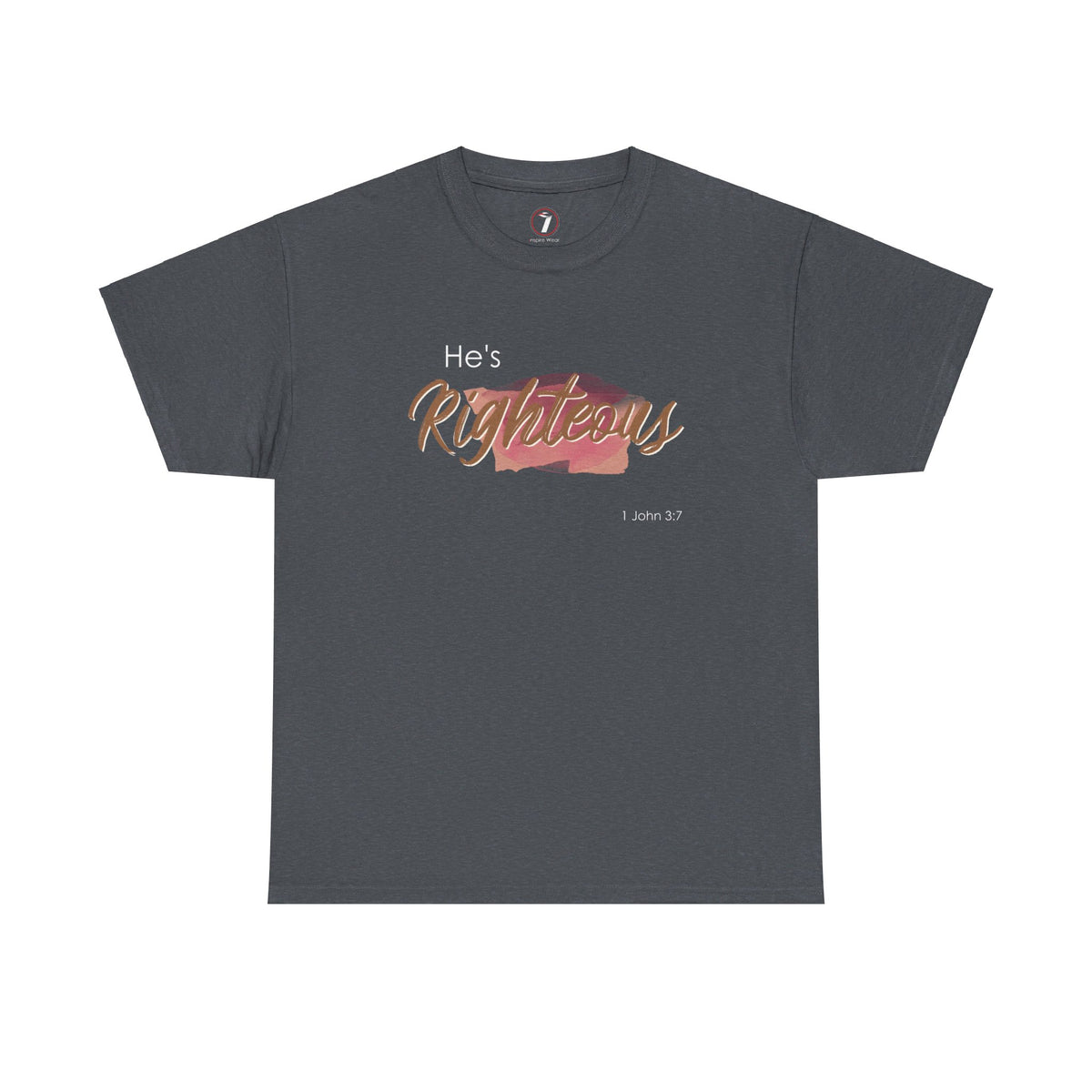 He's Righteous Unisex Heavy Cotton Tee
