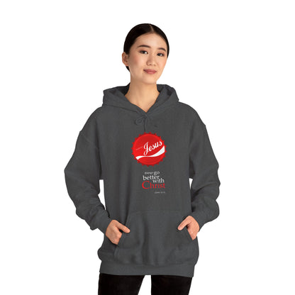Things Go Better with Christ - Unisex Hooded Sweatshirt