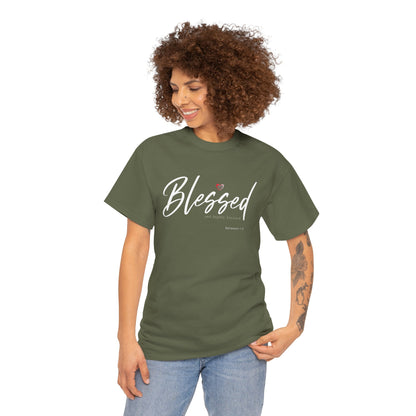 "Blessed" Women's Inspirational Graphic T‑Shirt