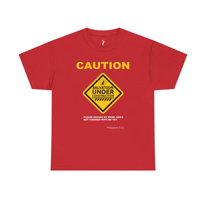 Salvation Under Construction Unisex Heavy Cotton Tee