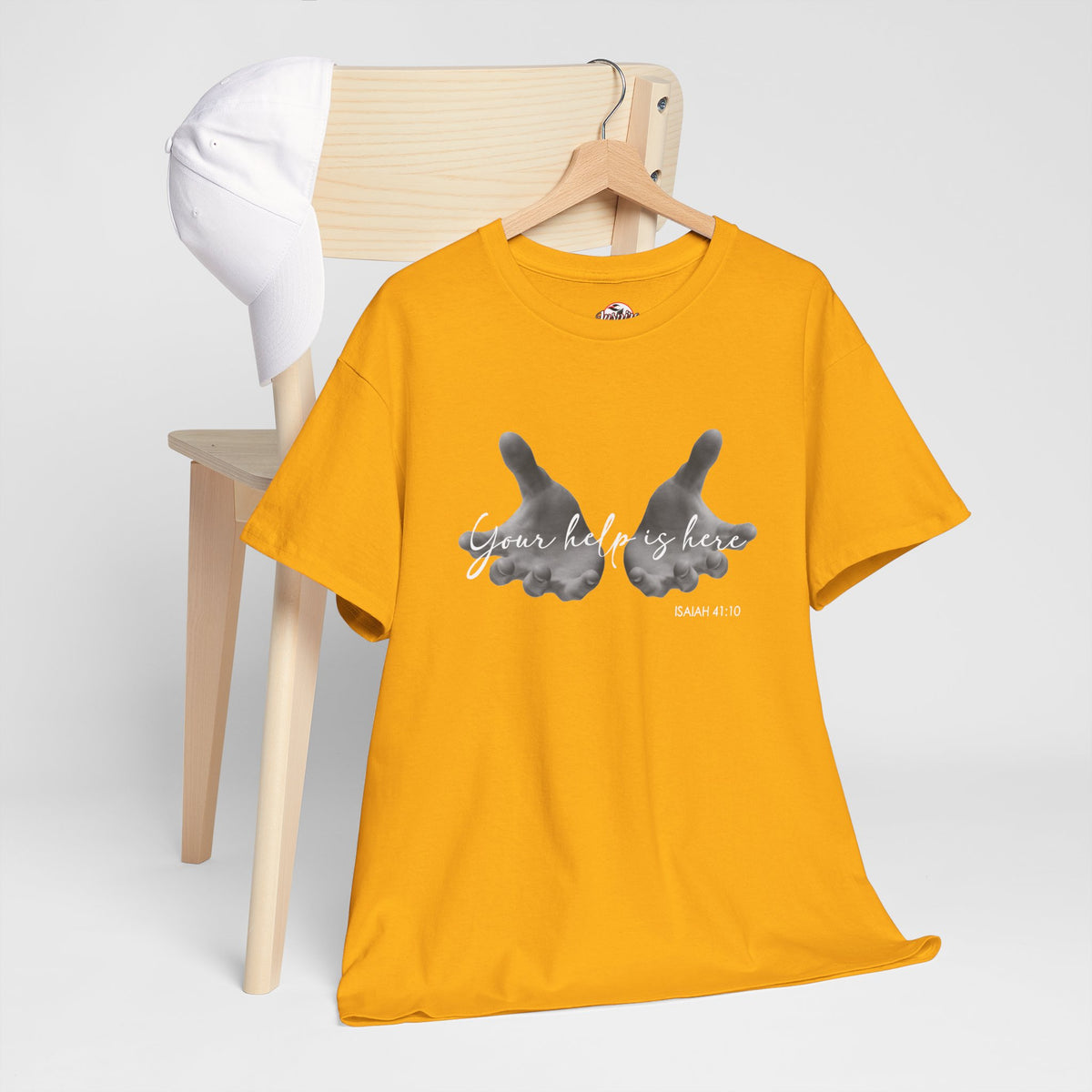 "Your Help Is Here" Women's Crewneck Graphic T-Shirt