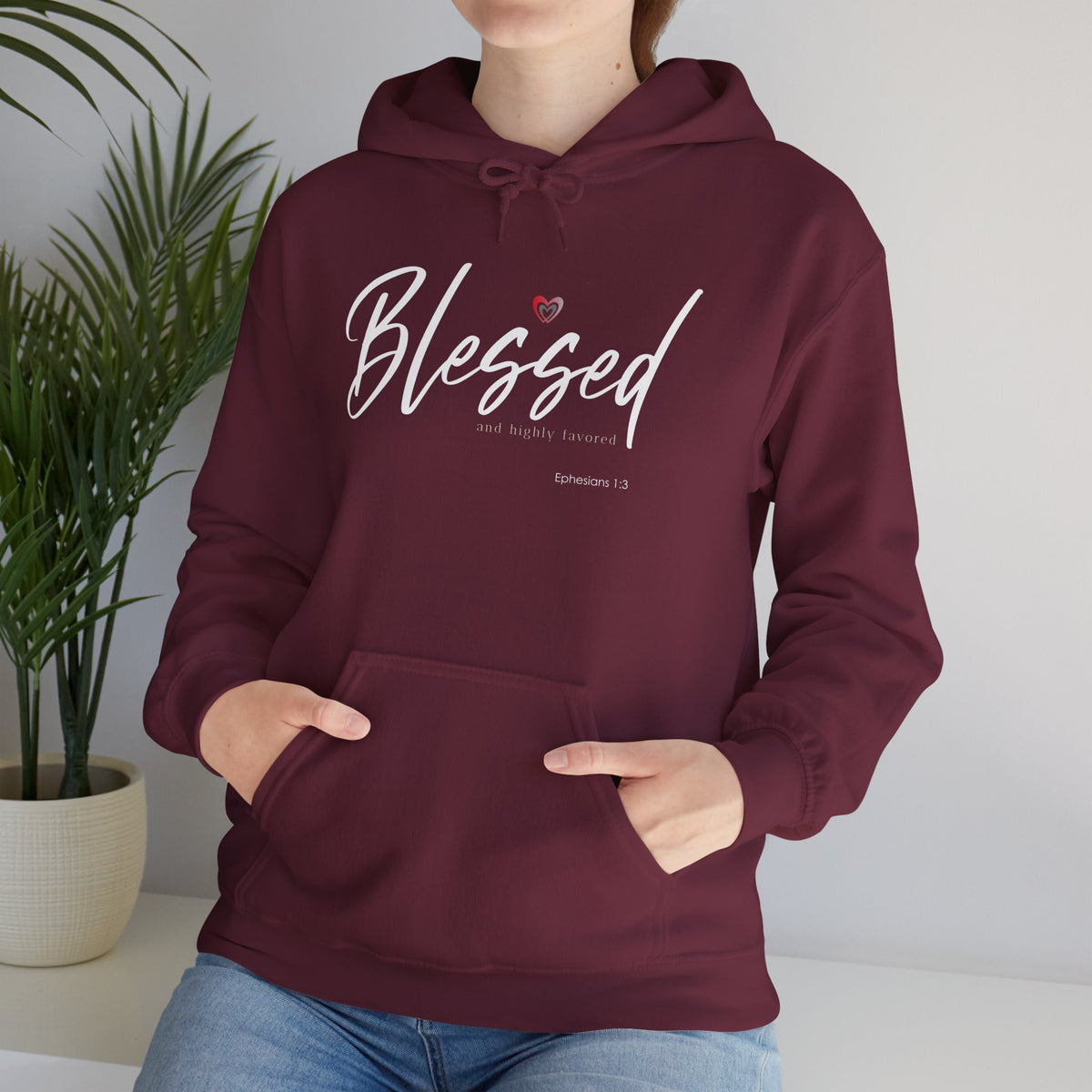 "Blessed" Women's Inspirational Pullover Hoodie