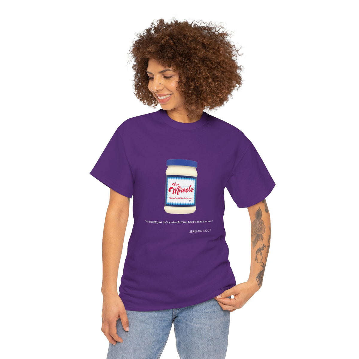 It's a Miracle Inspirational Unisex Heavy Cotton Tee