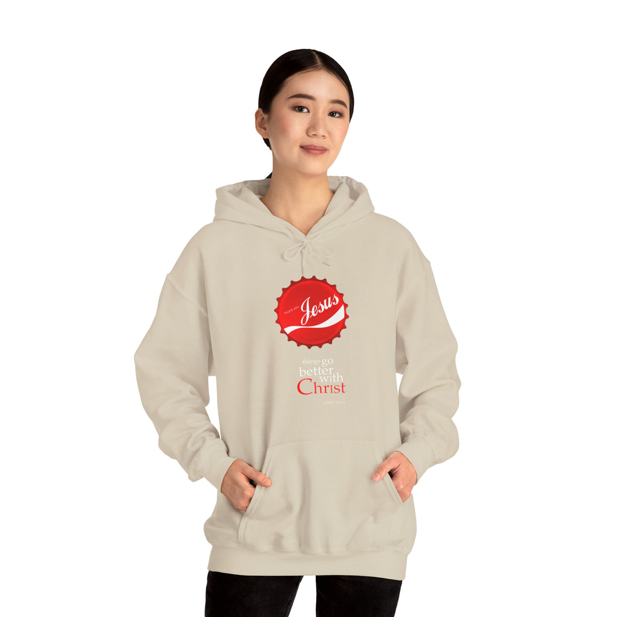 Things Go Better with Christ - Unisex Hooded Sweatshirt