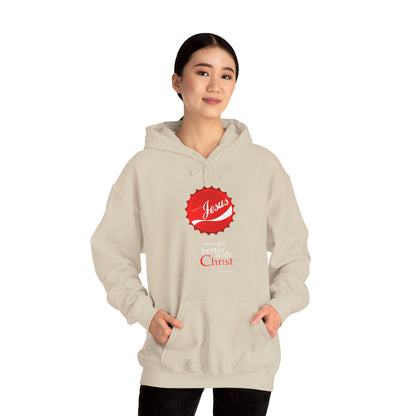 Things Go Better with Christ - Unisex Hooded Sweatshirt