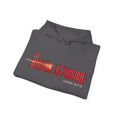 "The Mission is Possible" Motivational Pullover Hoodie