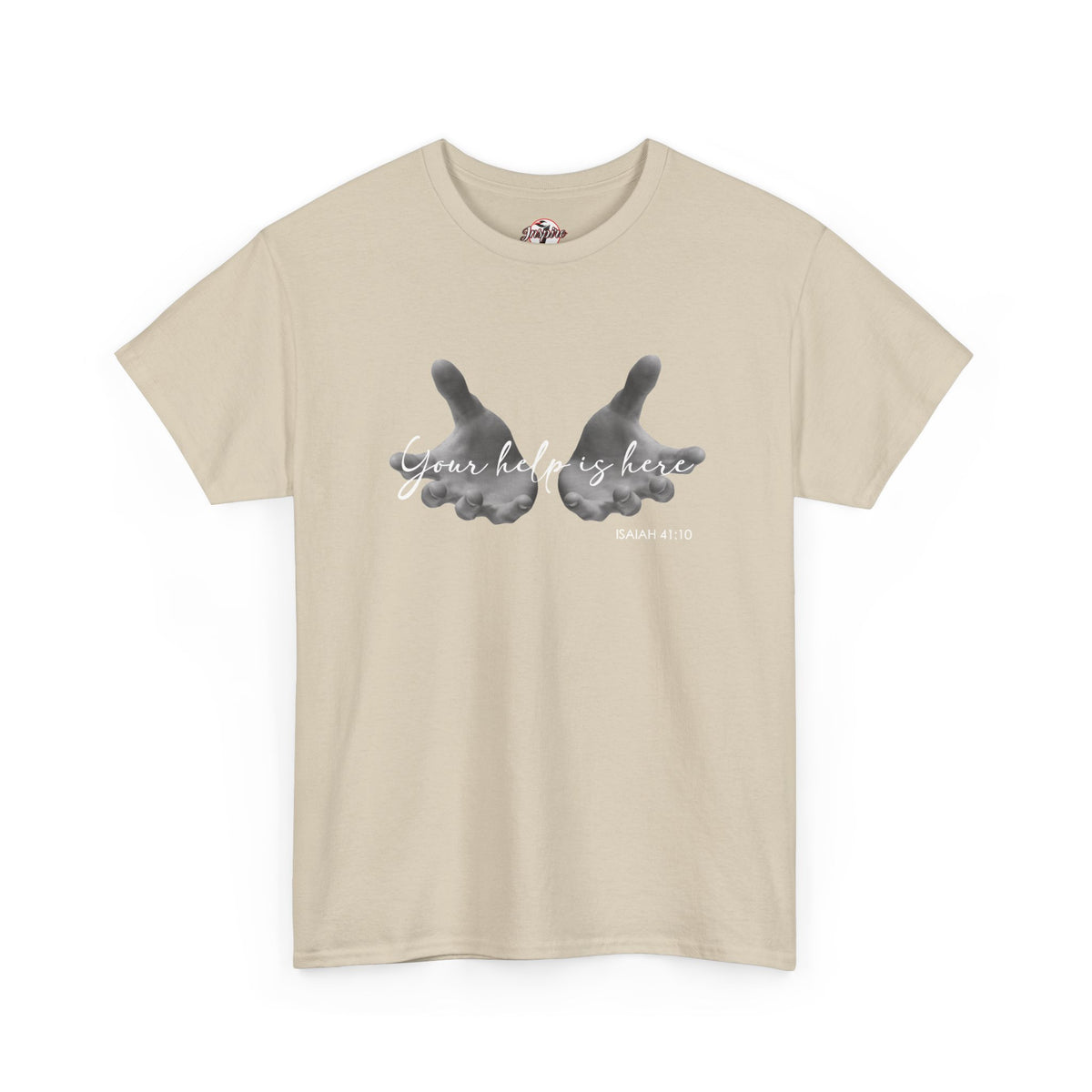 "Your Help Is Here" Women's Crewneck Graphic T-Shirt