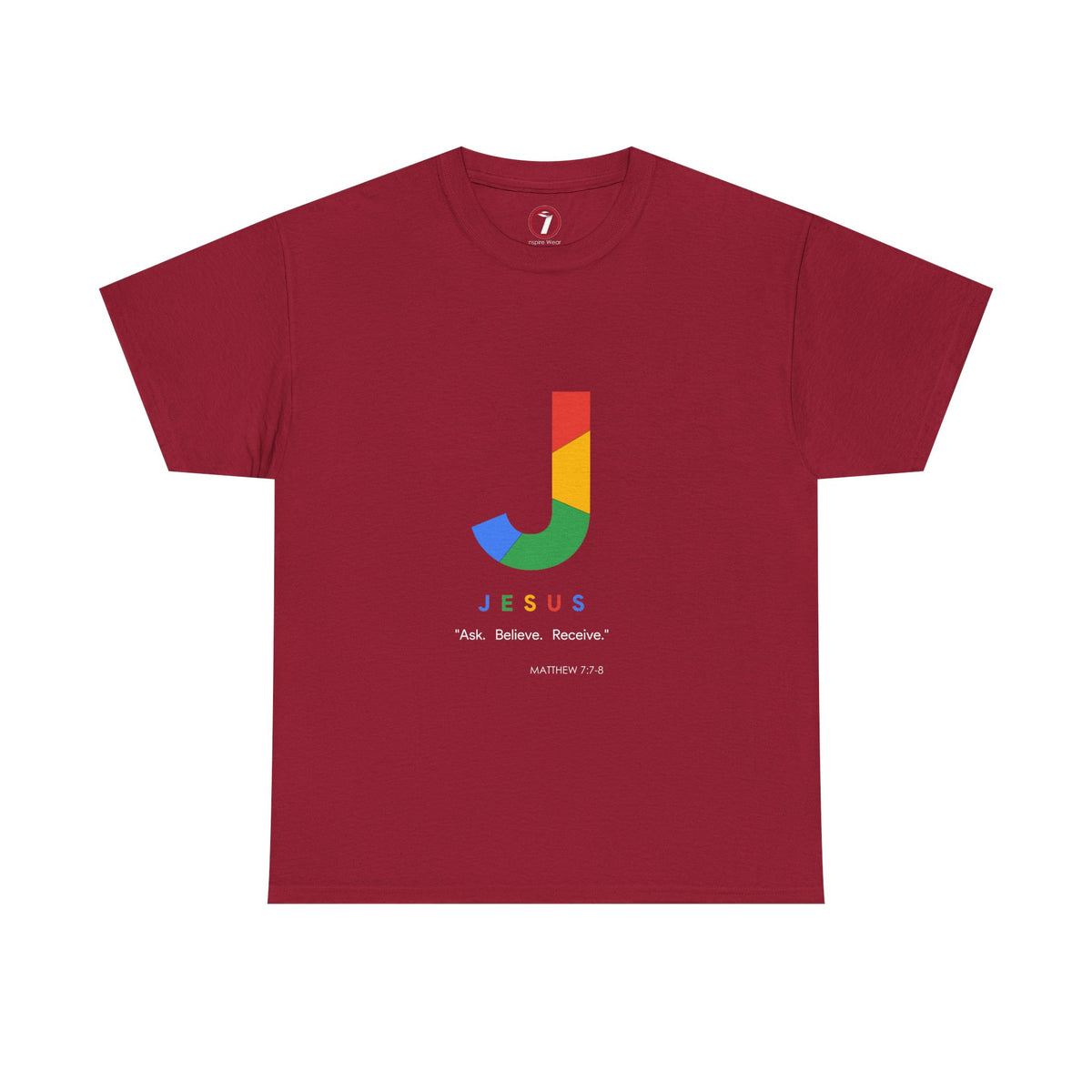 Ask. Believe. Receive. Unisex Heavy Cotton Tee
