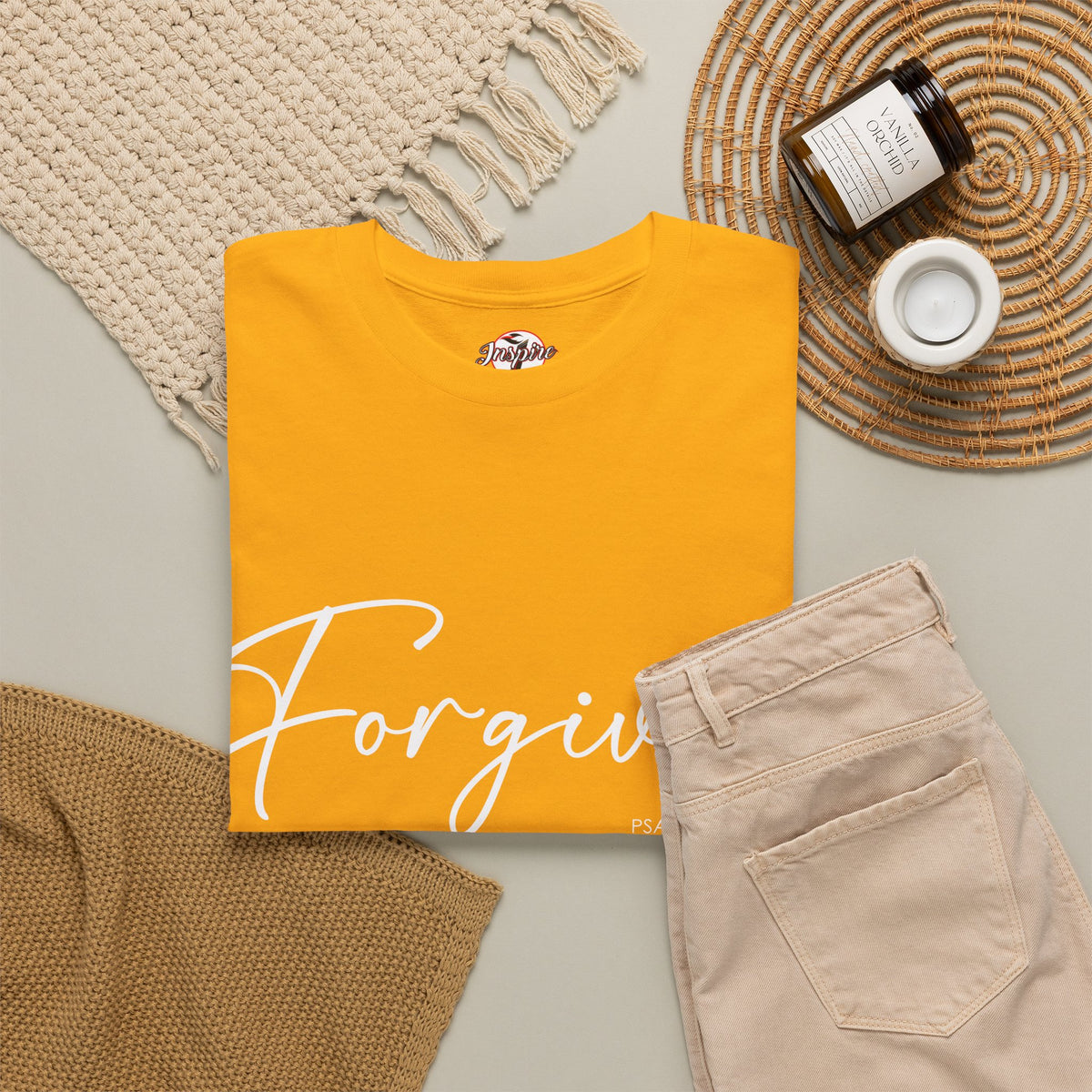 "Forgiven" Womens Christian Faith T-Shirt