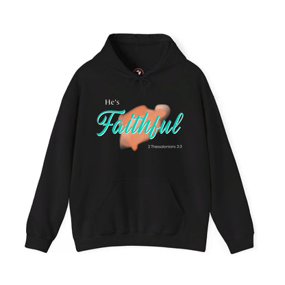 He's Faithful Unisex Heavy Blend™ Hooded Sweatshirt
