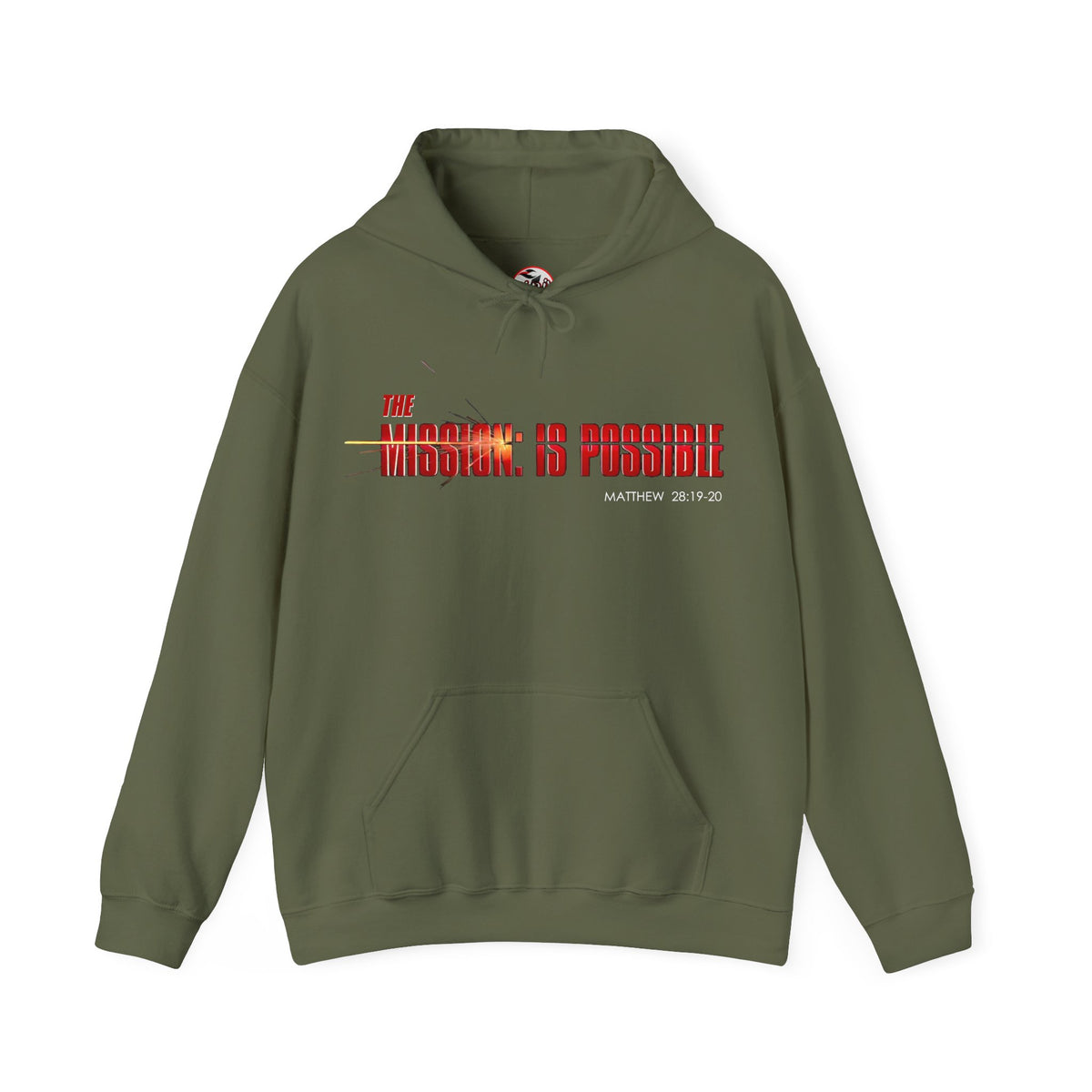 "The Mission is Possible" Motivational Pullover Hoodie