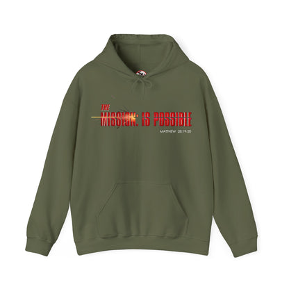 "The Mission is Possible" Motivational Pullover Hoodie