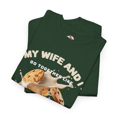My Wife and I Go Together Like Cookies & Milk Men's Graphic Tee